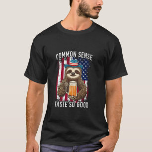 Camiseta Cerveja Common Sense Taste So Good Sloth 4 de Julh