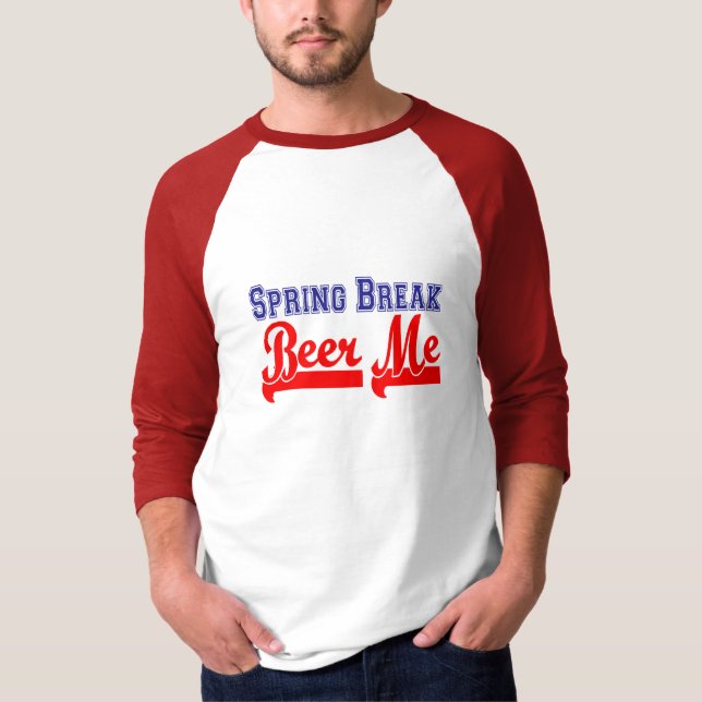 Camiseta Cerveja das férias da primavera mim (partido (Frente)