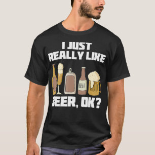 Camiseta Cerveja de Artesanato de Férias Engraçada com Bebe