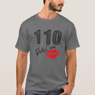 Camiseta Cerveja De Bebendo De 110 Partidos Oferece 110 Ano