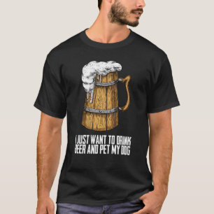 Camiseta Cerveja De bebendo Para Homens Cerveja 1