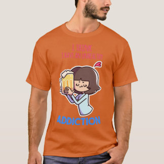 Camiseta Cerveja de bebendo para mulheres