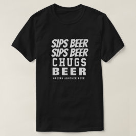 Camiseta Cerveja De Cerveja Sips Beer