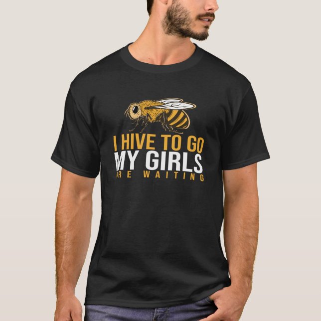 Camiseta Cerveja de colmeia de abelhas (Frente)