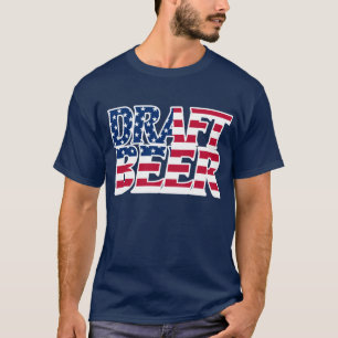Camiseta Cerveja de esboço