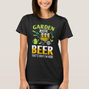 Camiseta Cerveja de Jardim É Por Isso Que Estou Aqui Jardin