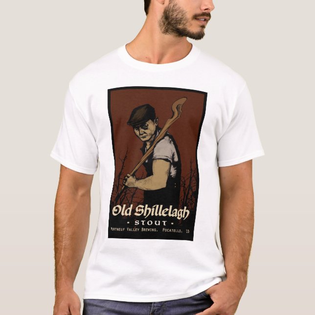 Camiseta Cerveja de malte velha do Shillelagh (Frente)