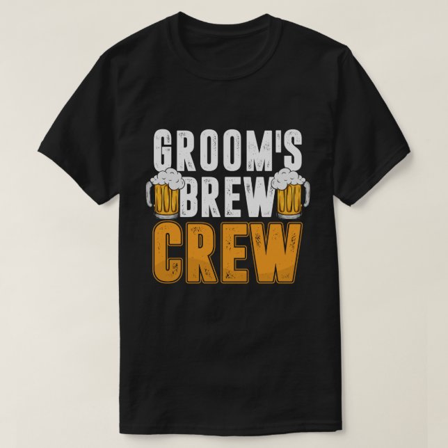 Camiseta Cerveja de Padrinhos de casamento Engraçados da Tr (Frente do Design)