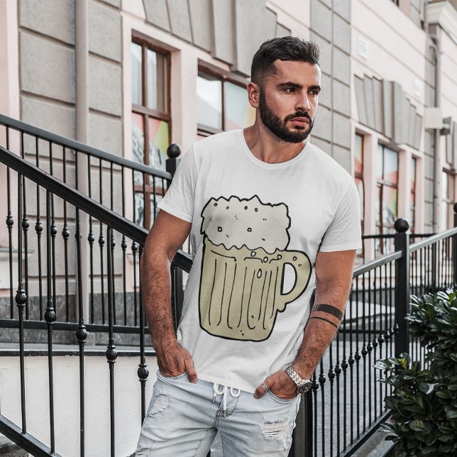 Camiseta Cerveja de Pub Copo de Cerveja (Criador carregado)