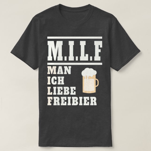Camiseta Cerveja dizendo humor engraçado de presente de beb (Frente do Design)