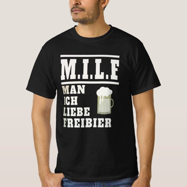 Camiseta Cerveja dizendo um presente engraçado de bebendo (Frente)