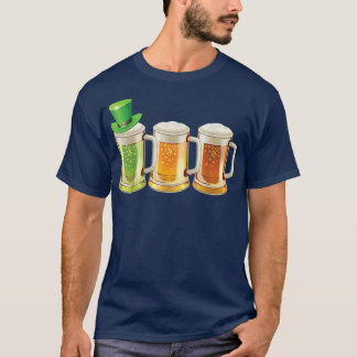 Camiseta Cerveja do Bebendo do beer do Dia de São Patrício 