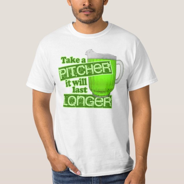 Camiseta Cerveja do verde do dia de St Patrick engraçado (Frente)