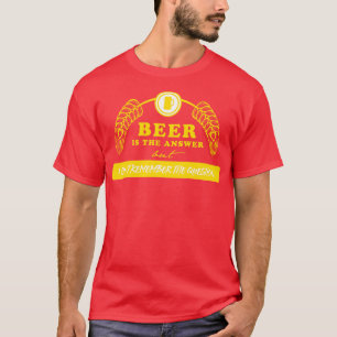 Camiseta Cerveja é a resposta