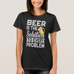 Camiseta Cerveja É A Solução Para Cada Cara De Artesanato P