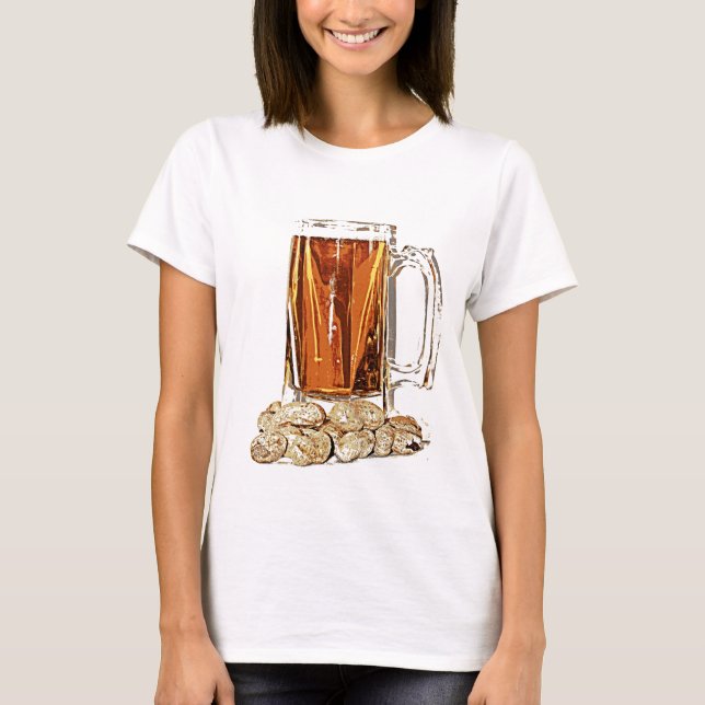 Camiseta Cerveja e amendoins (Frente)
