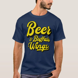 Camiseta Cerveja E Búfalos Asa Galinha De Búfalo