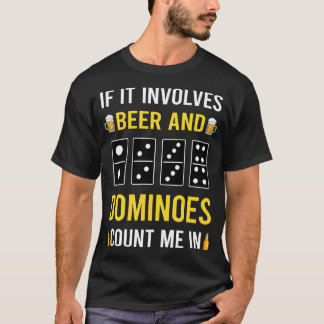 Camiseta Cerveja E Dominós