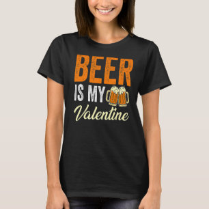 Camiseta Cerveja É Meu Namorados - Adulto Engraçado Anti-Va