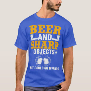 Camiseta Cerveja E Objetos Sharp Engraçados Cotação De Lanç
