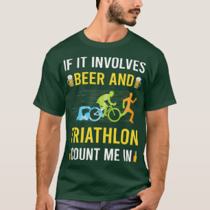 Camiseta Cerveja E Triathlon Triathlete