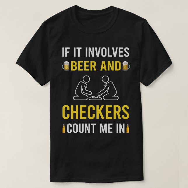 Camiseta Cerveja E Verificadores (Frente do Design)