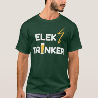 Camiseta Cerveja eletrônica dizendo