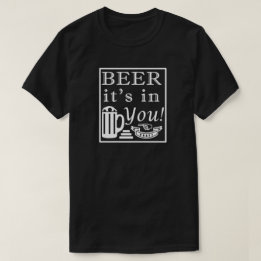 Camiseta Cerveja, está em você! Moldura