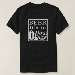 Camiseta Cerveja, está em você! Moldura