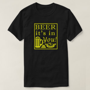 Camiseta Cerveja Está Em Você! Quadro Amarelo