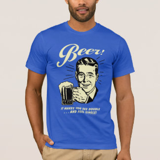 Camiseta Cerveja: Faz Você Ver Dupla