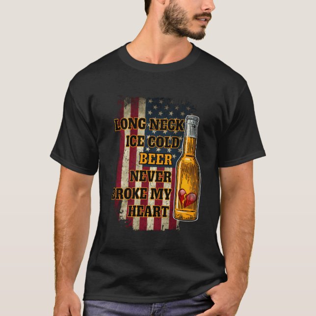 Camiseta Cerveja Fria De Gelo Longa (Frente)