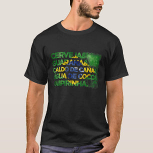 Camiseta Cerveja, Guaraná, Caldo de cana e Caipirinha Brazi