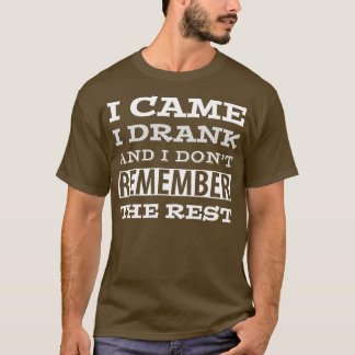 CAMISETA CERVEJA HUMOR EU VEIO BEBER