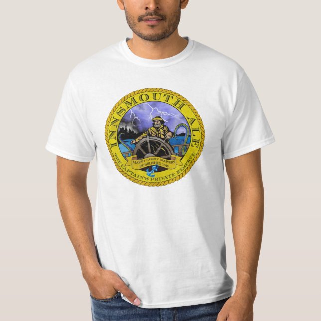 Camiseta Cerveja inglesa de Innsmouth (Frente)