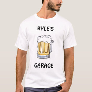 Camiseta cerveja, KYLE, GARAGEM - personalizada