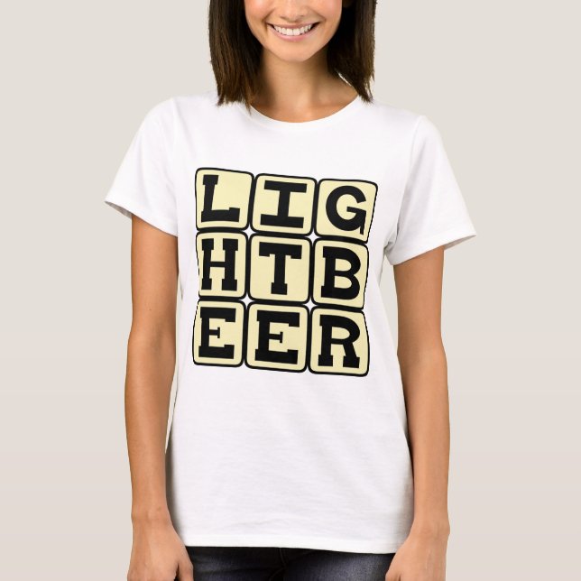 Camiseta Cerveja Light, Cerveja Saudável (Frente)