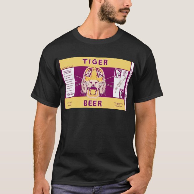 Camiseta Cerveja Manhattan do tigre que fabrica cerveja a (Frente)