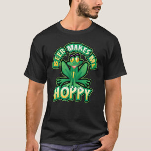 Camiseta Cerveja Me Faz Esperto - Um Sapo Feliz