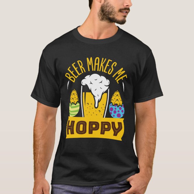 Camiseta Cerveja Me Torna Uma Bebendo Engraçada (Frente)