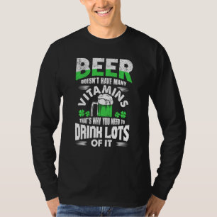 Camiseta Cerveja Não Tem Muitas Ruas De Vitaminas.