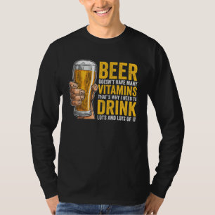Camiseta Cerveja não tem muitas vitaminas