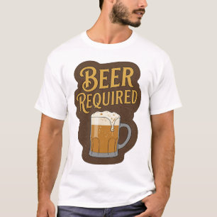 Camiseta CERVEJA NECESSÁRIA Impressão Marcante
