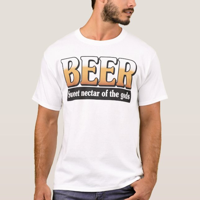 Camiseta Cerveja… Néctar doce dos deuses (Frente)