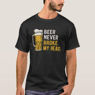 Camiseta Cerveja Nunca Quebrou Meu Bebendo De Cerveja Do So