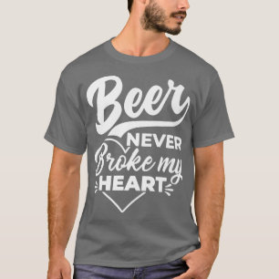 Camiseta Cerveja Nunca Quebrou Meu Coração