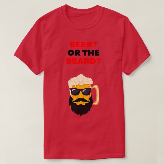 Camiseta Cerveja Ou Barba 2 (Frente do Design)