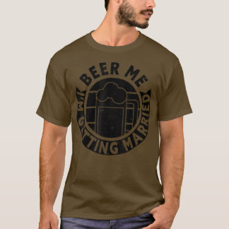 Camiseta Cerveja para homens Eu estou me casando Festa de d