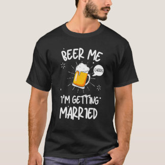 Camiseta Cerveja Para Mim Estou Me Casando Homens Noivo Des