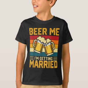 Camiseta Cerveja Para Mim Estou Me Casando Noivo Noiva Desp